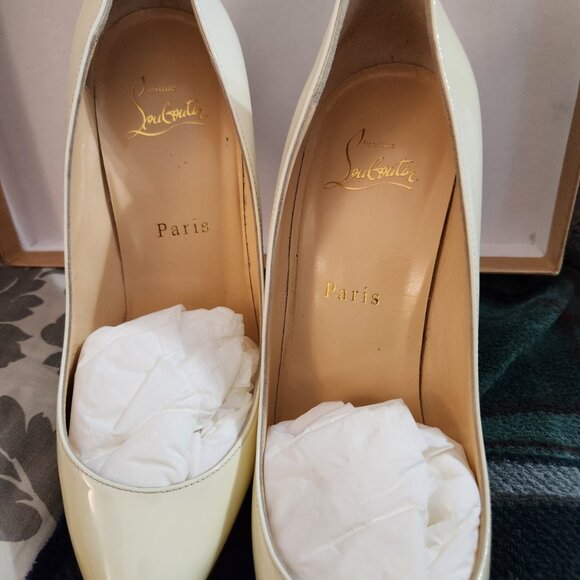 Christian Louboutin So Kate 120mm Size 39 - Off White - Picture 6 of 10